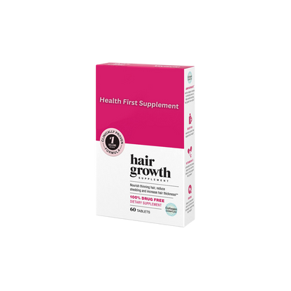 Hair Growth Capsules – Biotin, Collagen & Keratin Formula | Health First Supplement