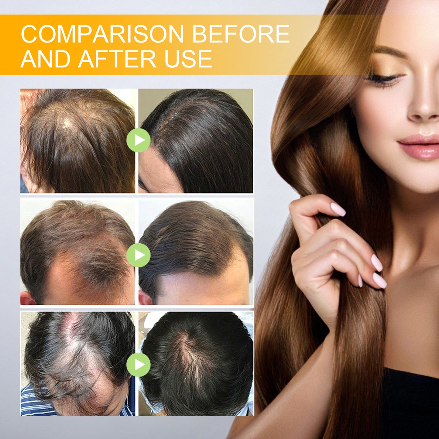 Visible hair improvement results using biotin hair spray